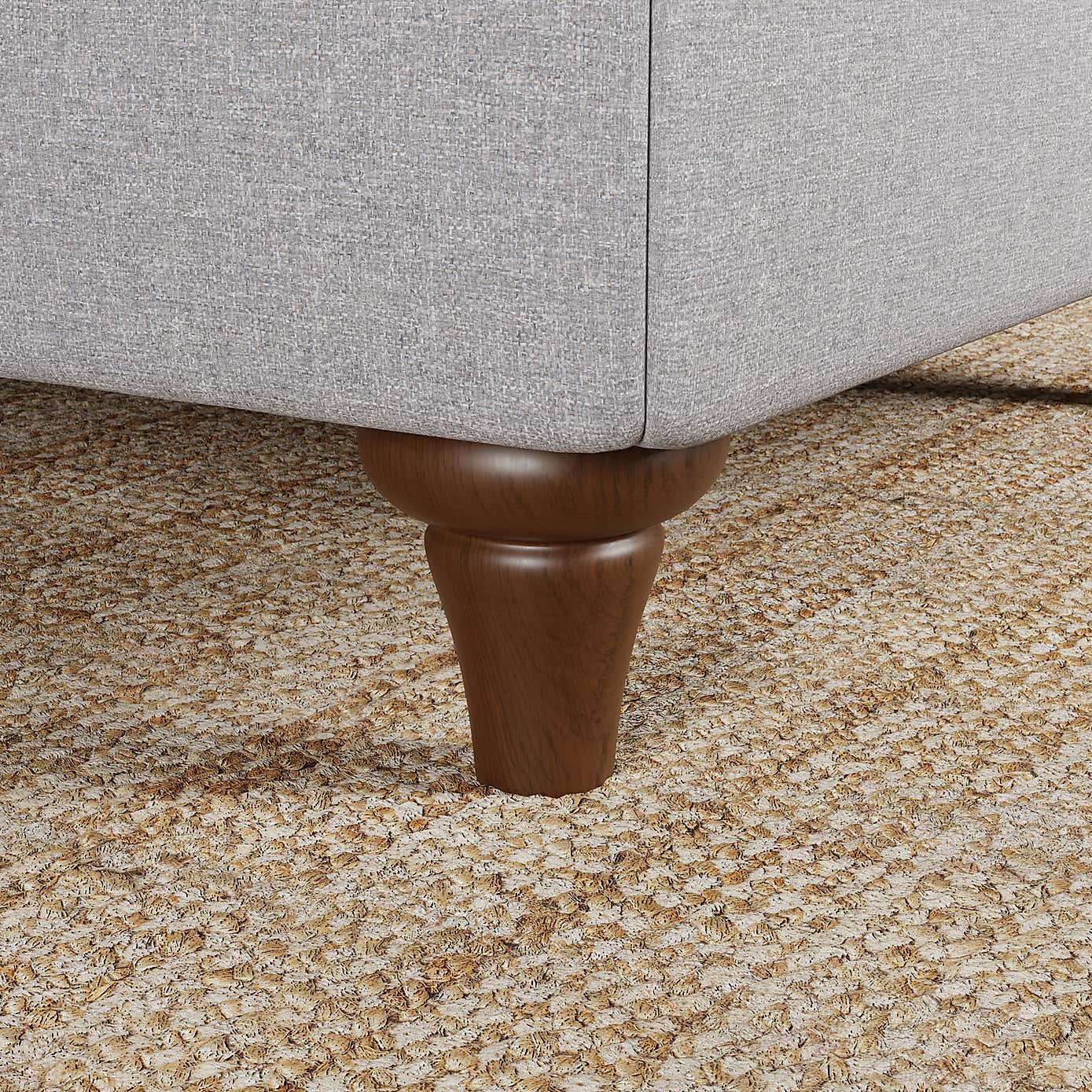 Chesterfield Soft Texture Storage Footstool