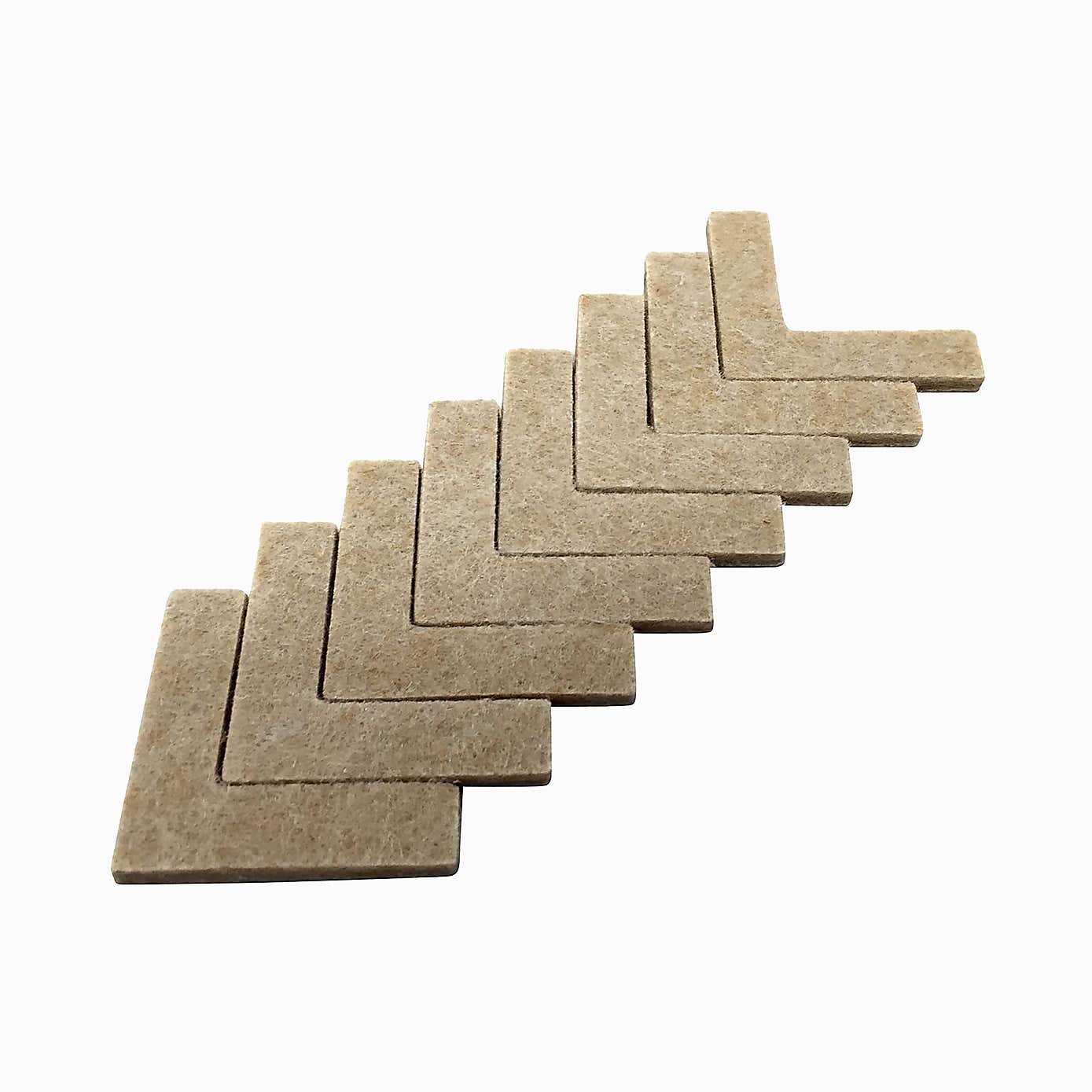Felt Gard L Shaped Felt Pad Natural