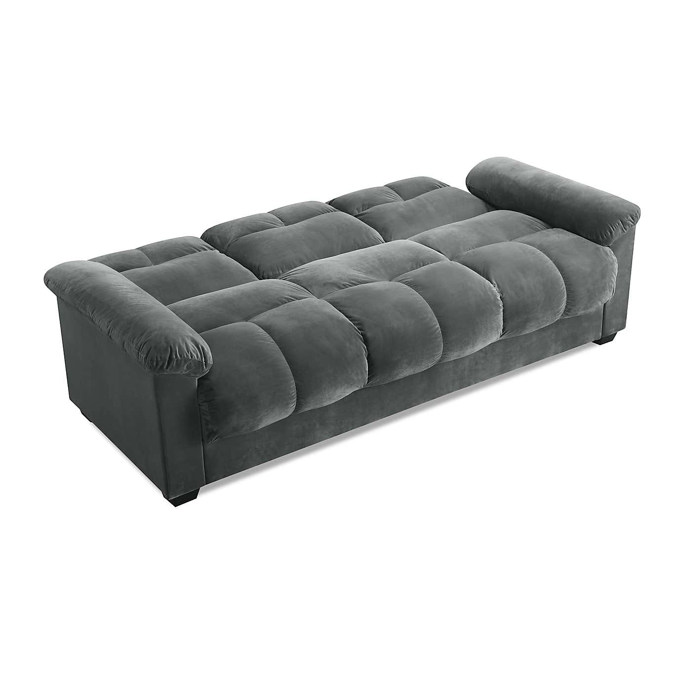 Margo Velvet with Storage Double Sofa Bed