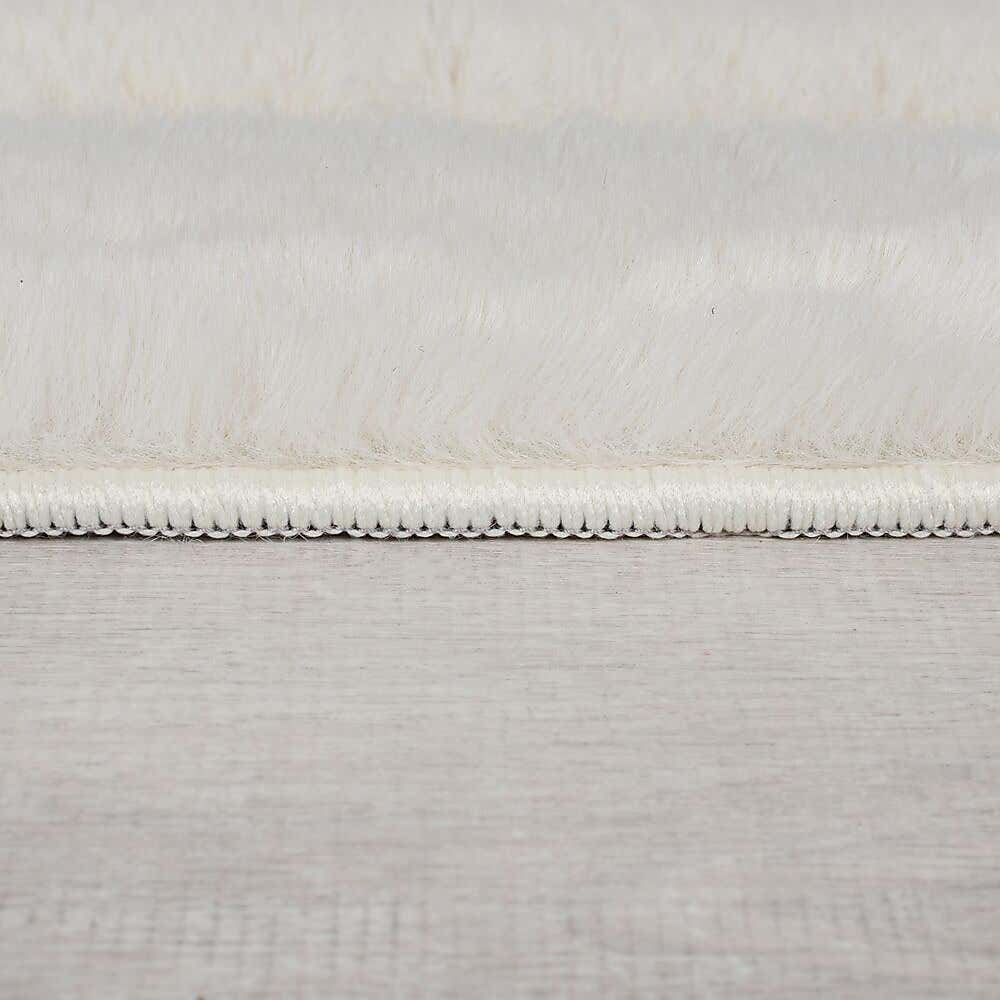 Supersoft Lush Geometric Fux Fur Arch Rug