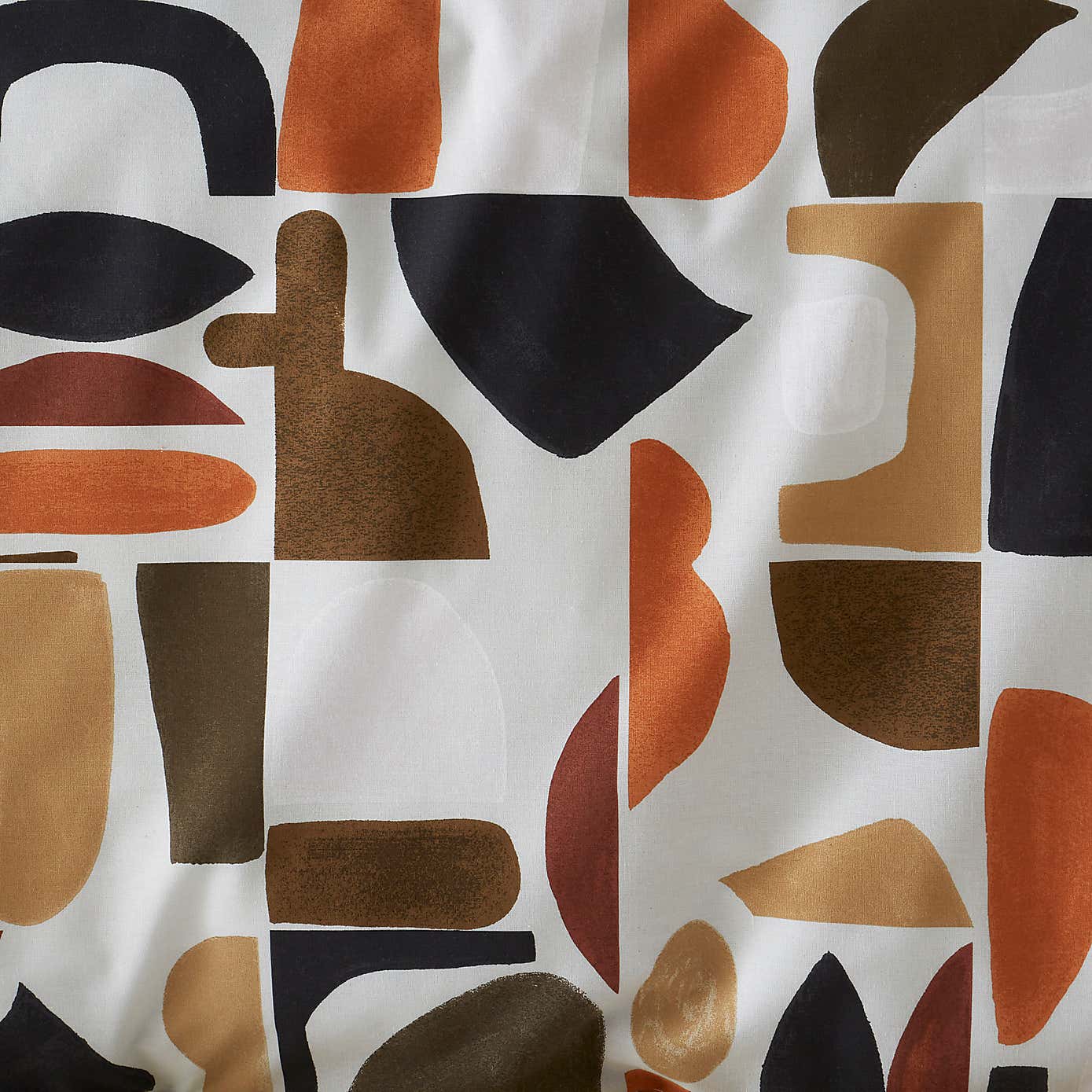 Casa Geometric Natural Duvet Cover & Pillowcase Set