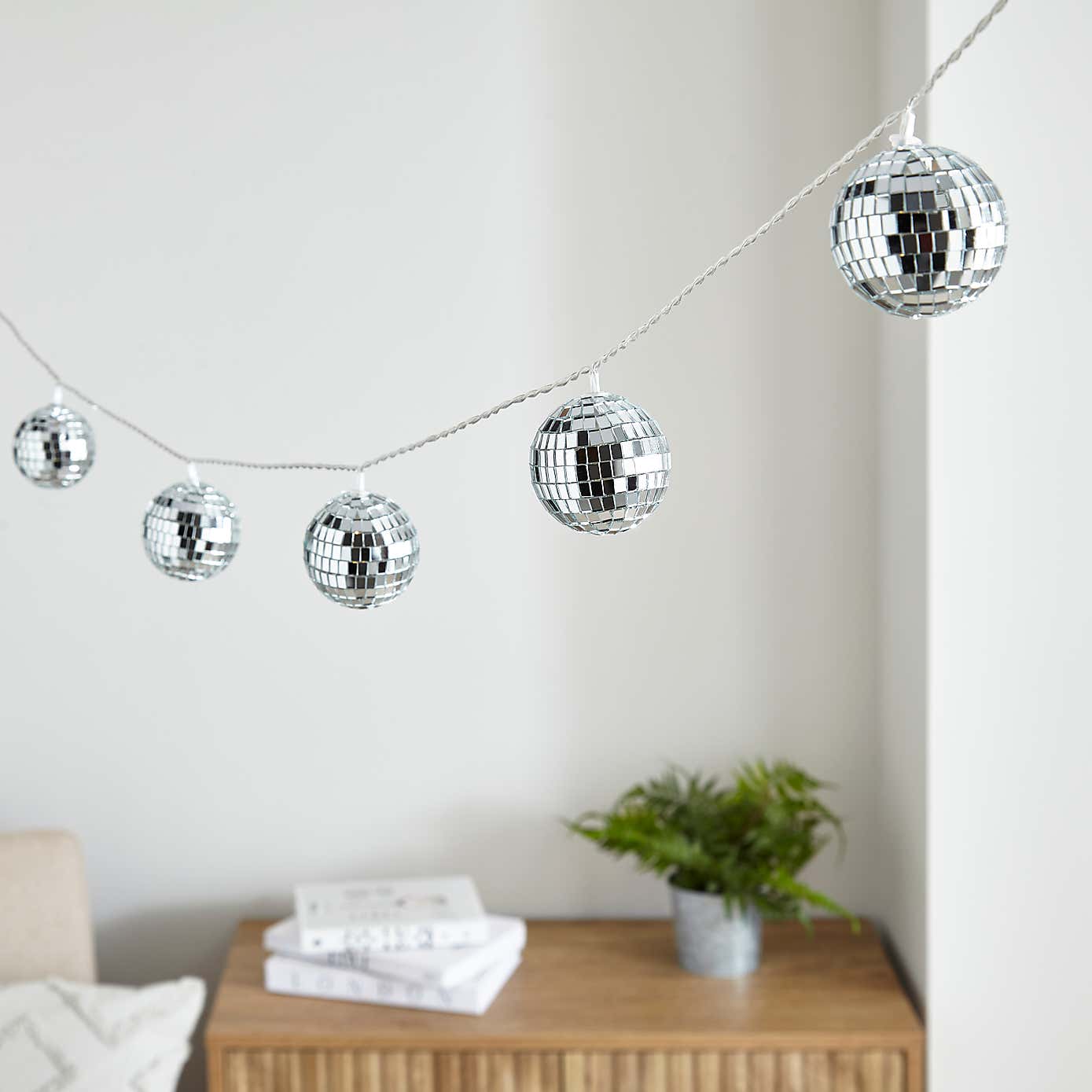 Mirror Ball String Lights