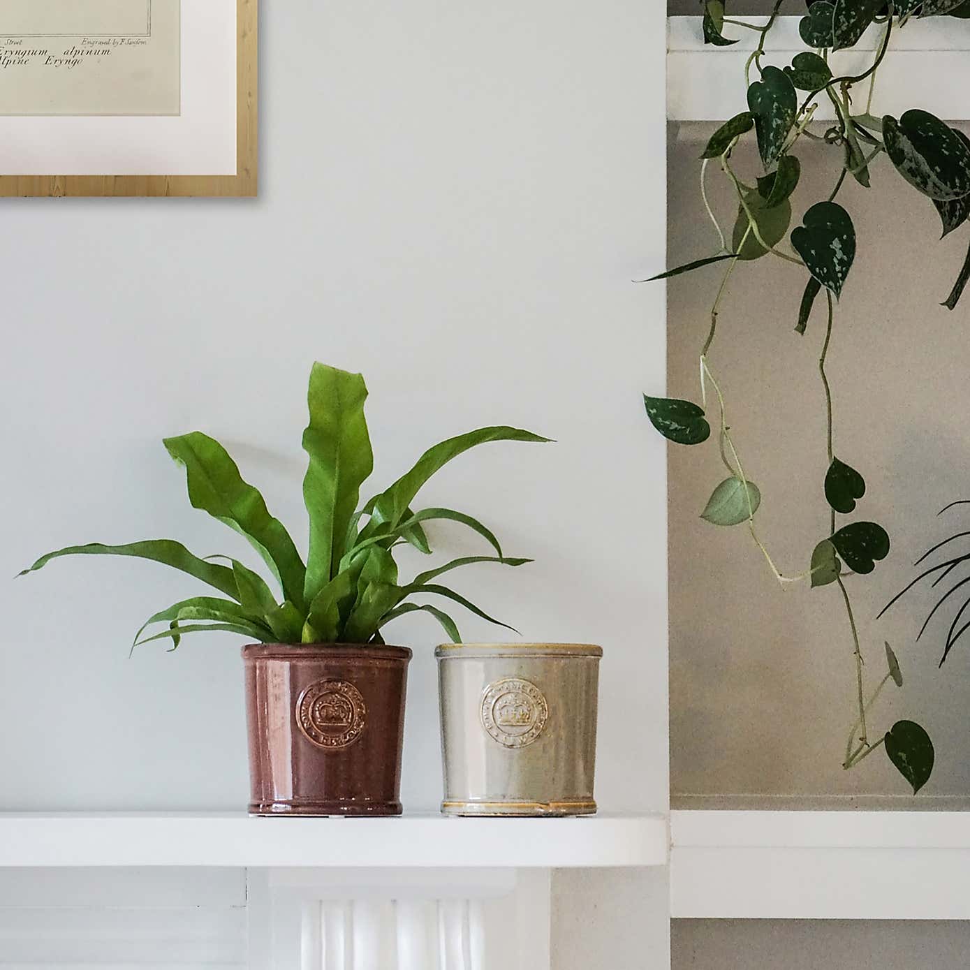 Kew Reactive Glaze Planter