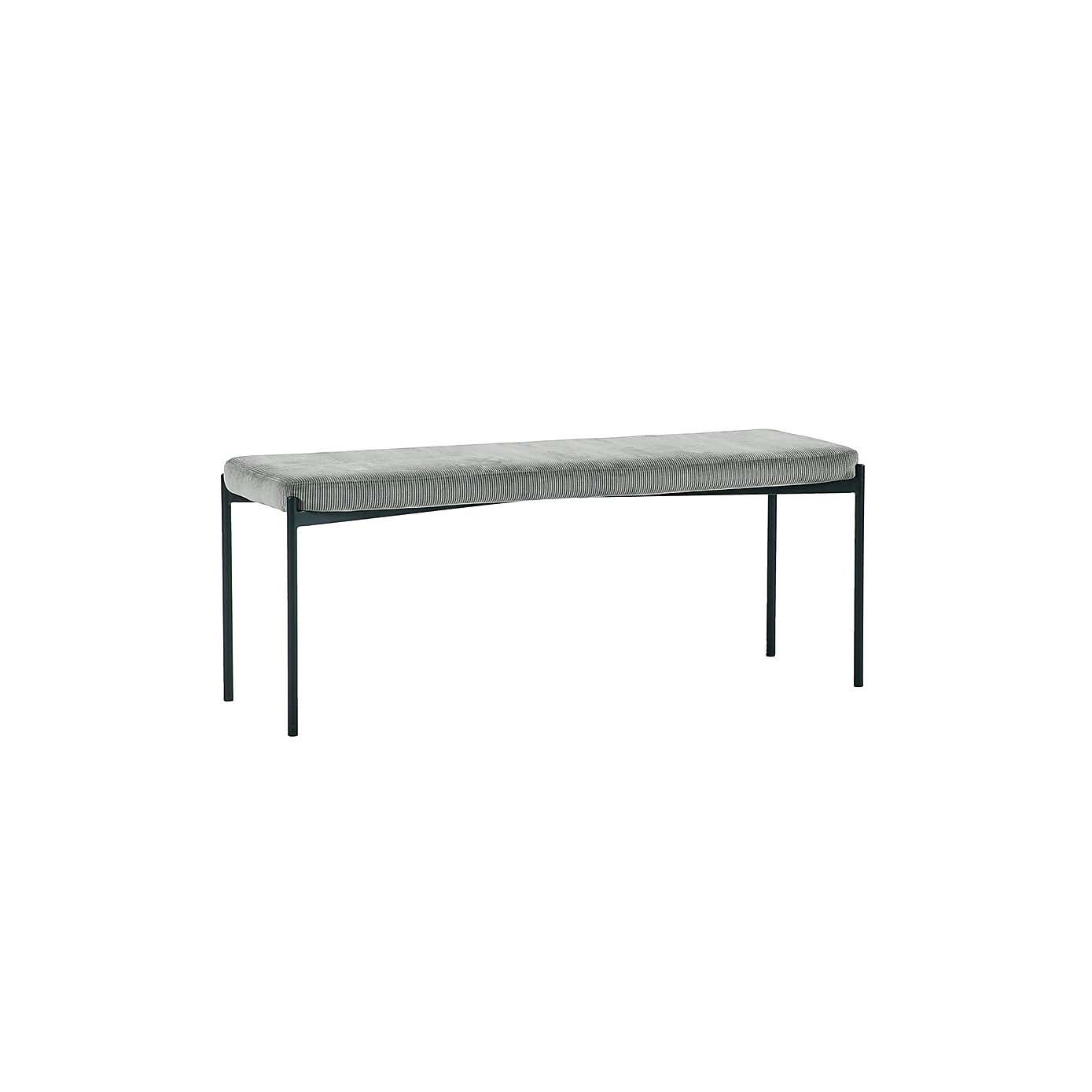 Leonie Long Dining Bench, Velvet
