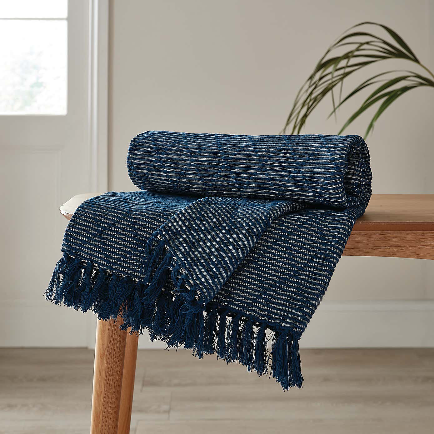 Tufted Diamond Throw