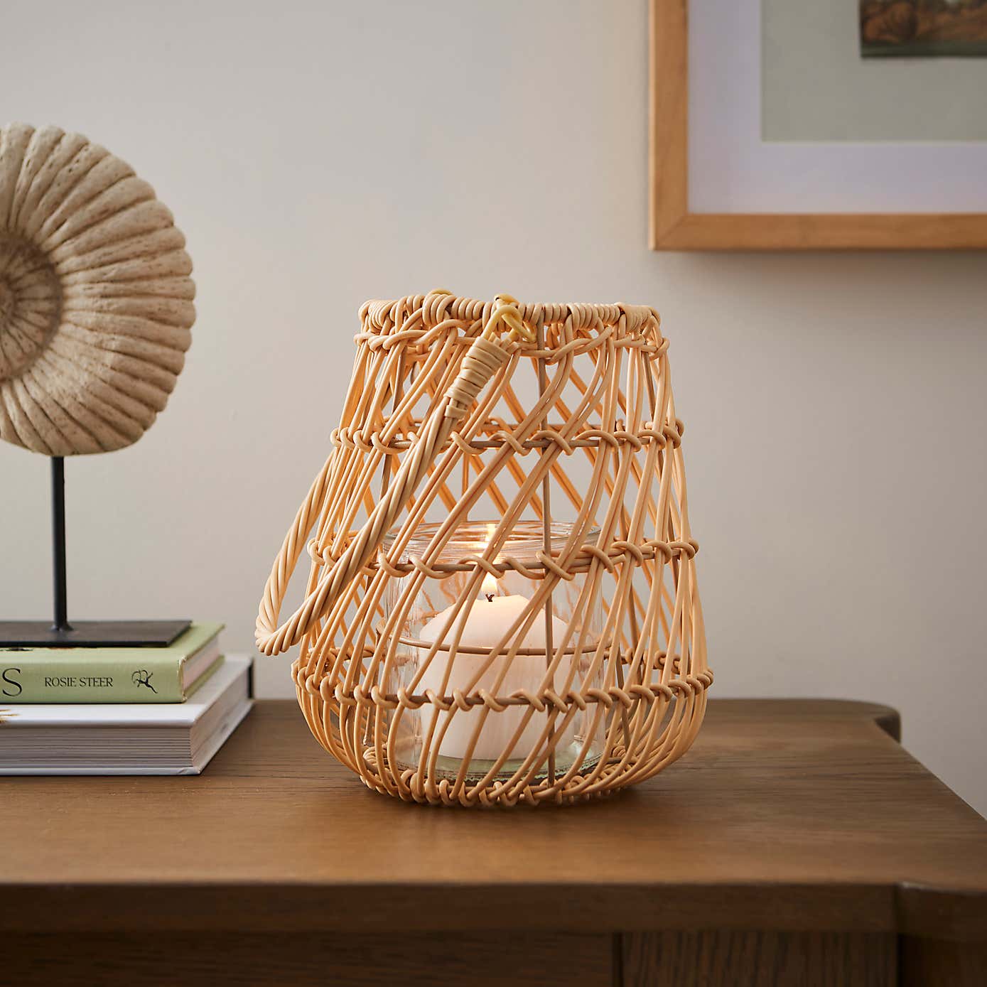 Medium Rattan Lantern