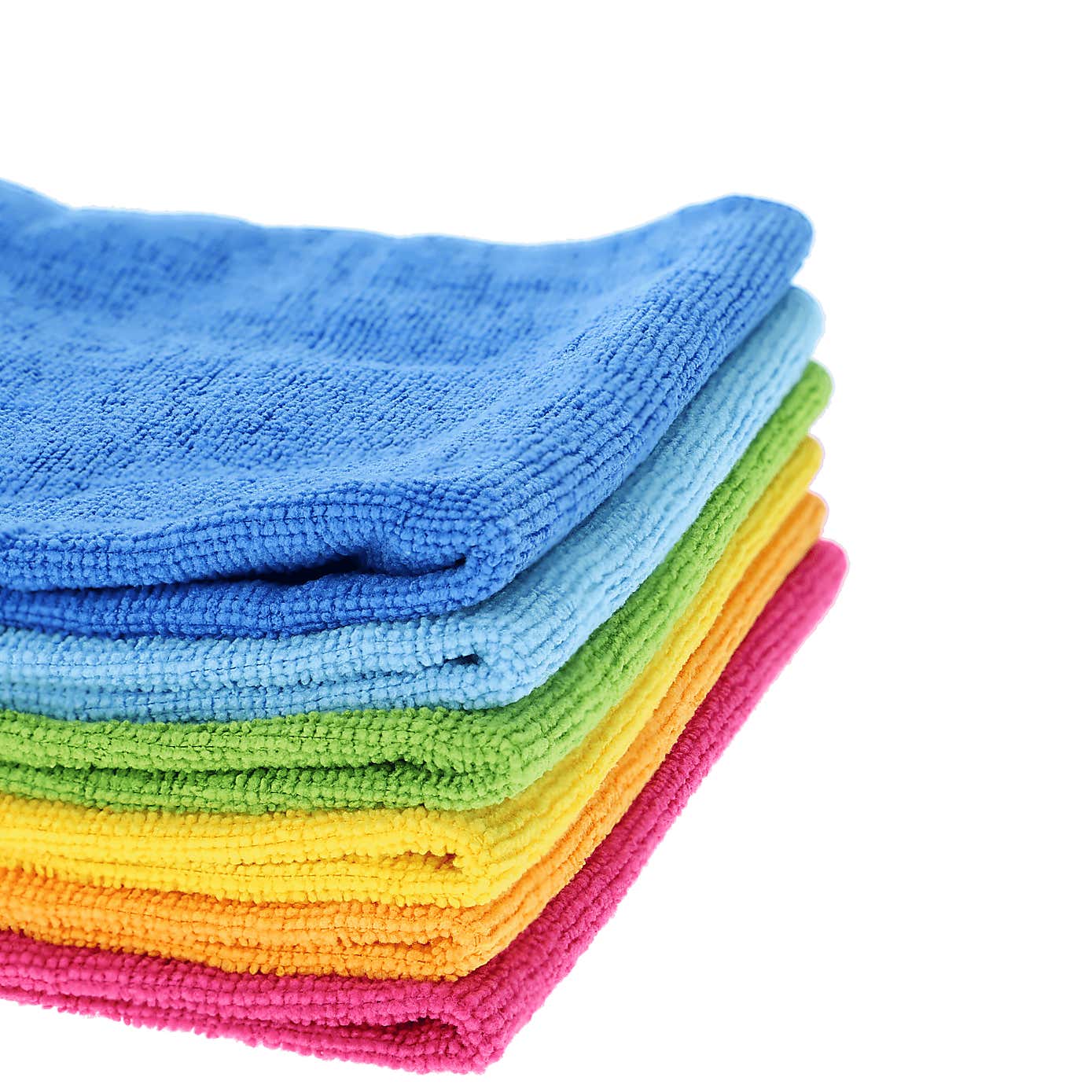 Sorbo Pack of 12 Rainbow Microfibre Cloths