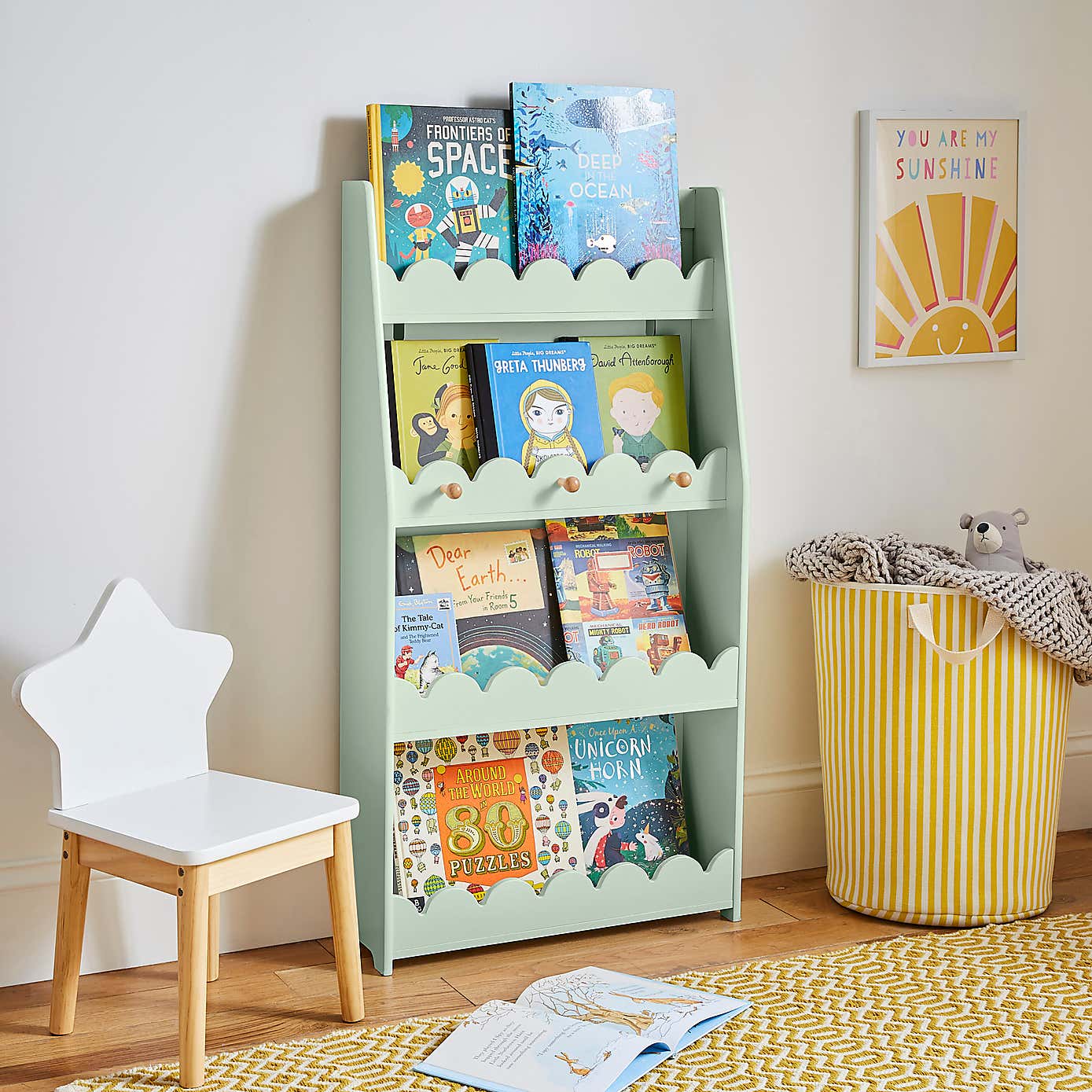 Kids Josie Scallop Bookcase