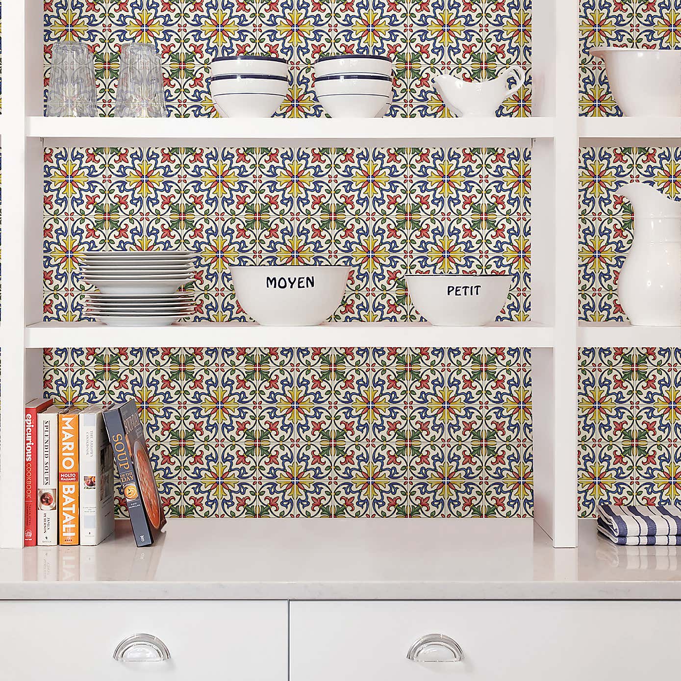 InHome Tuscan Tile Self Adhesive Backsplash Tiles