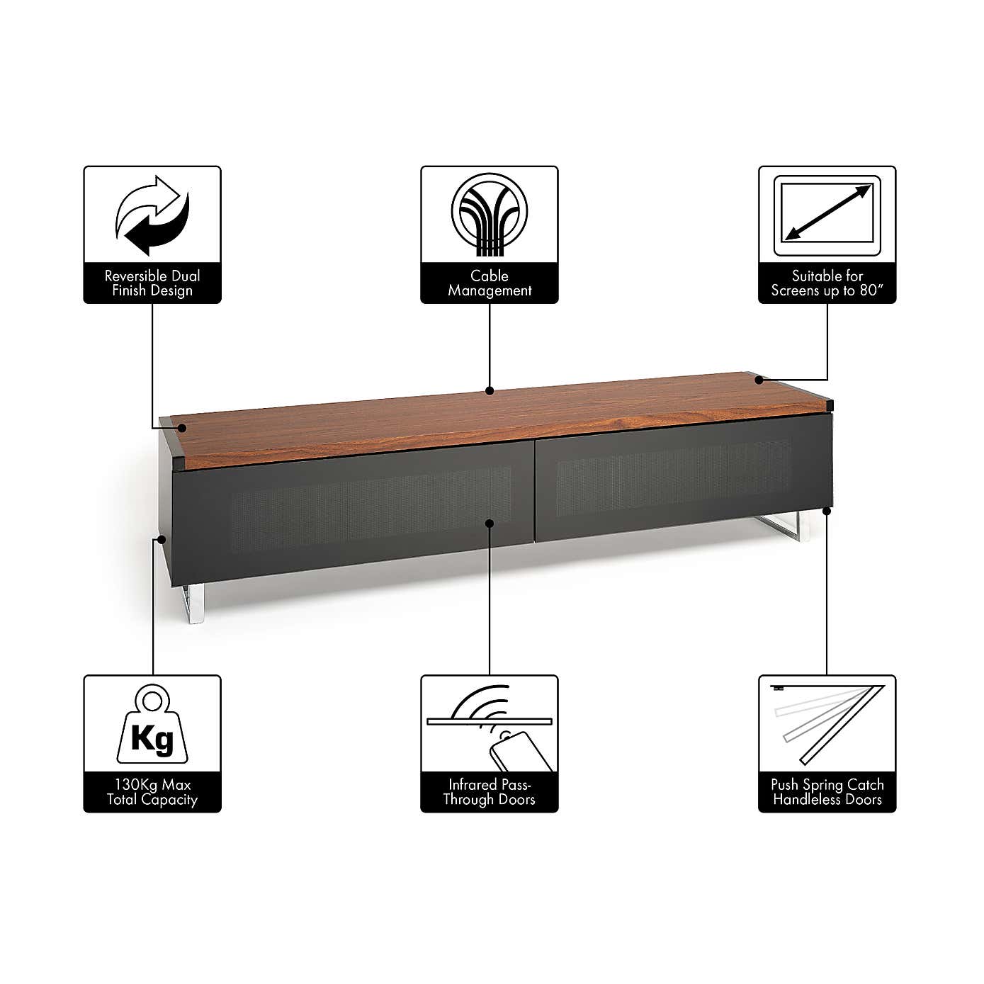 Panorama Wide TV Stand, 160cm