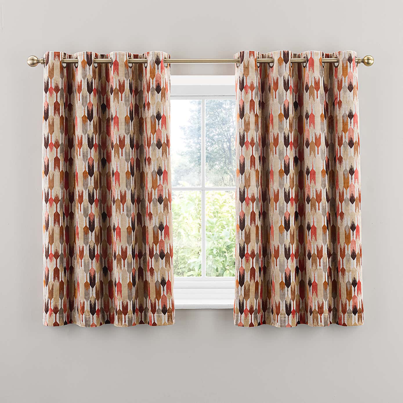 Kelso Cut Velvet Eyelet Curtains