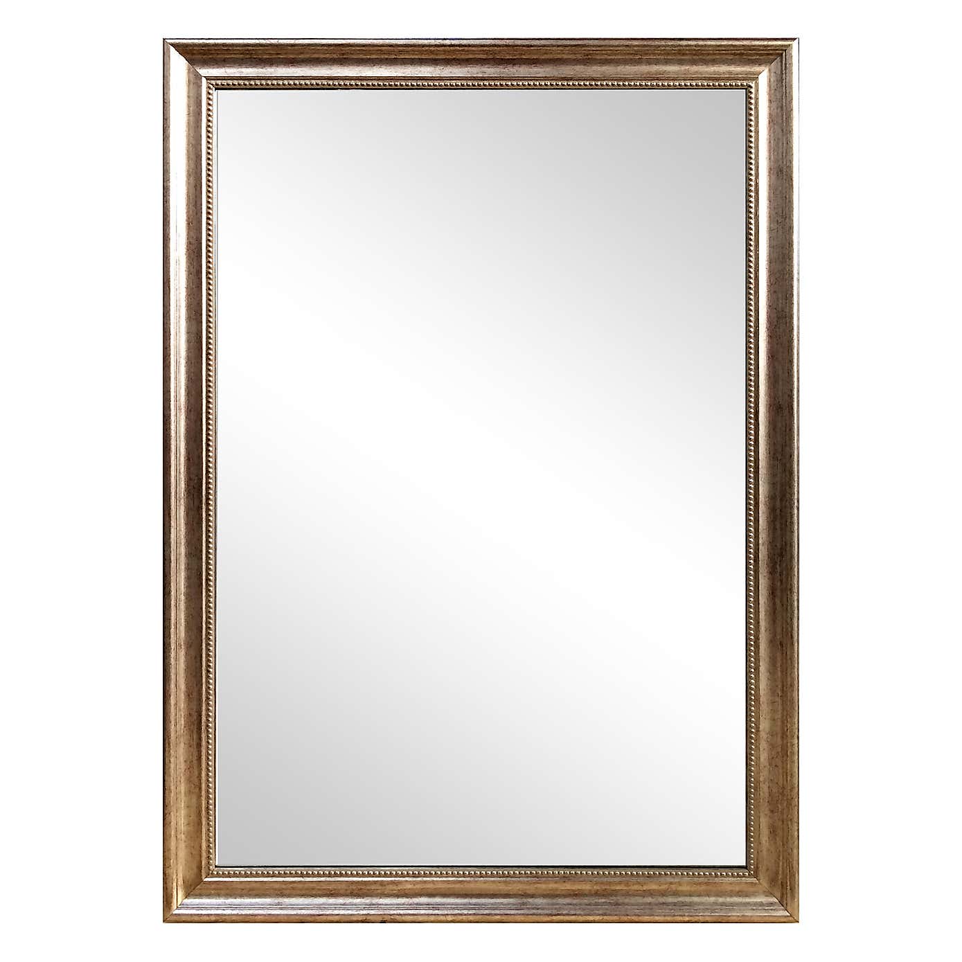 Beaded Edge Rectangle Wall Mirror