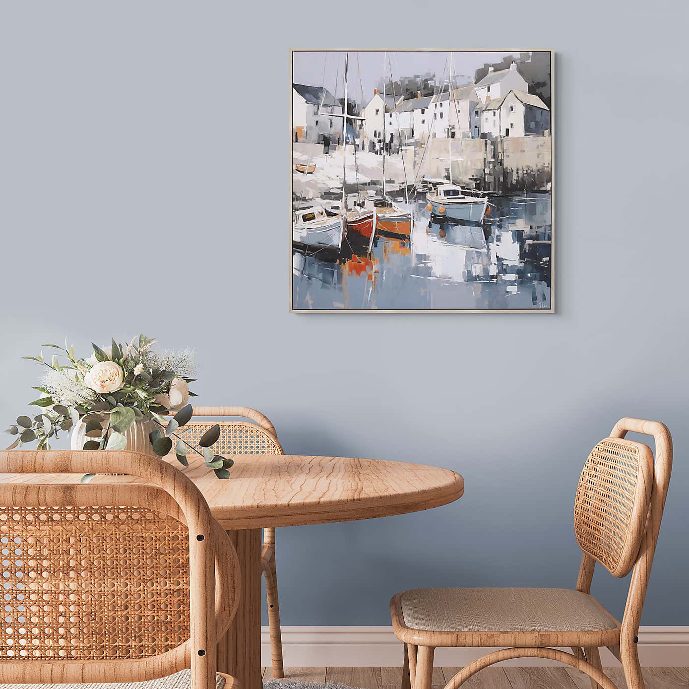 Harbour Haven Framed Canvas