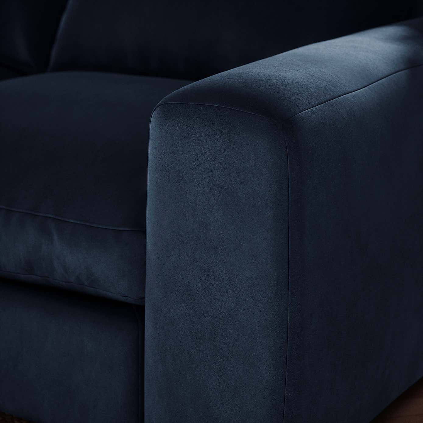 Full Circle Austin Cosy Velvet Modular Arm Corner Piece