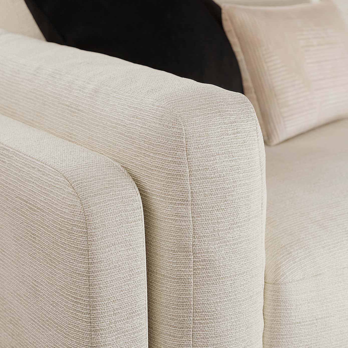 Newton Chunky Tonal Weave Corner Chaise