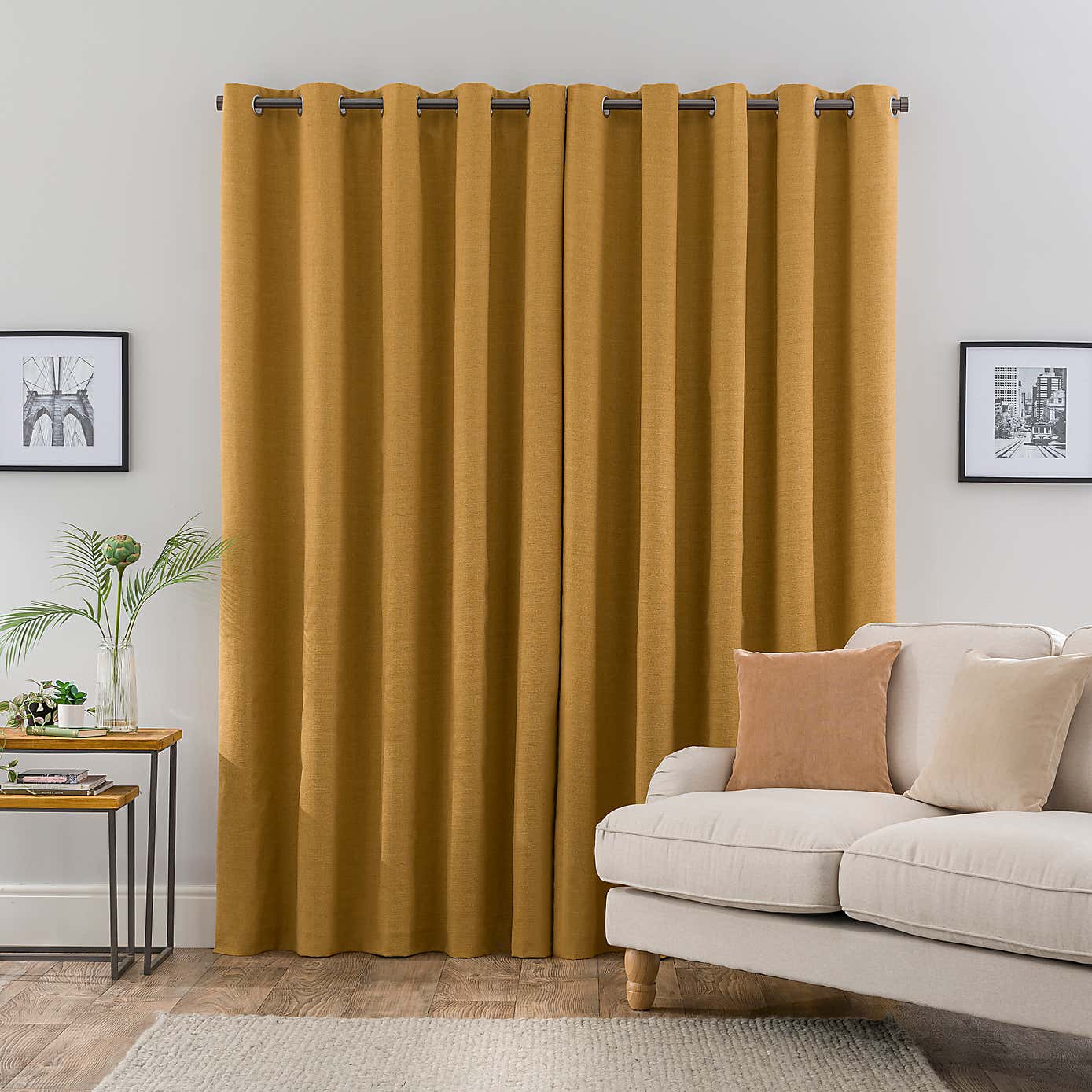 Zodiac Blackout Eyelet Curtains