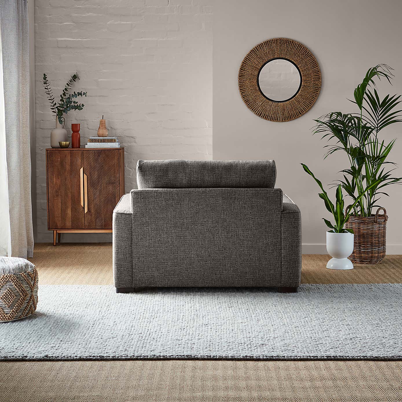 Carson Chunky Multi Weave Snuggle Chair