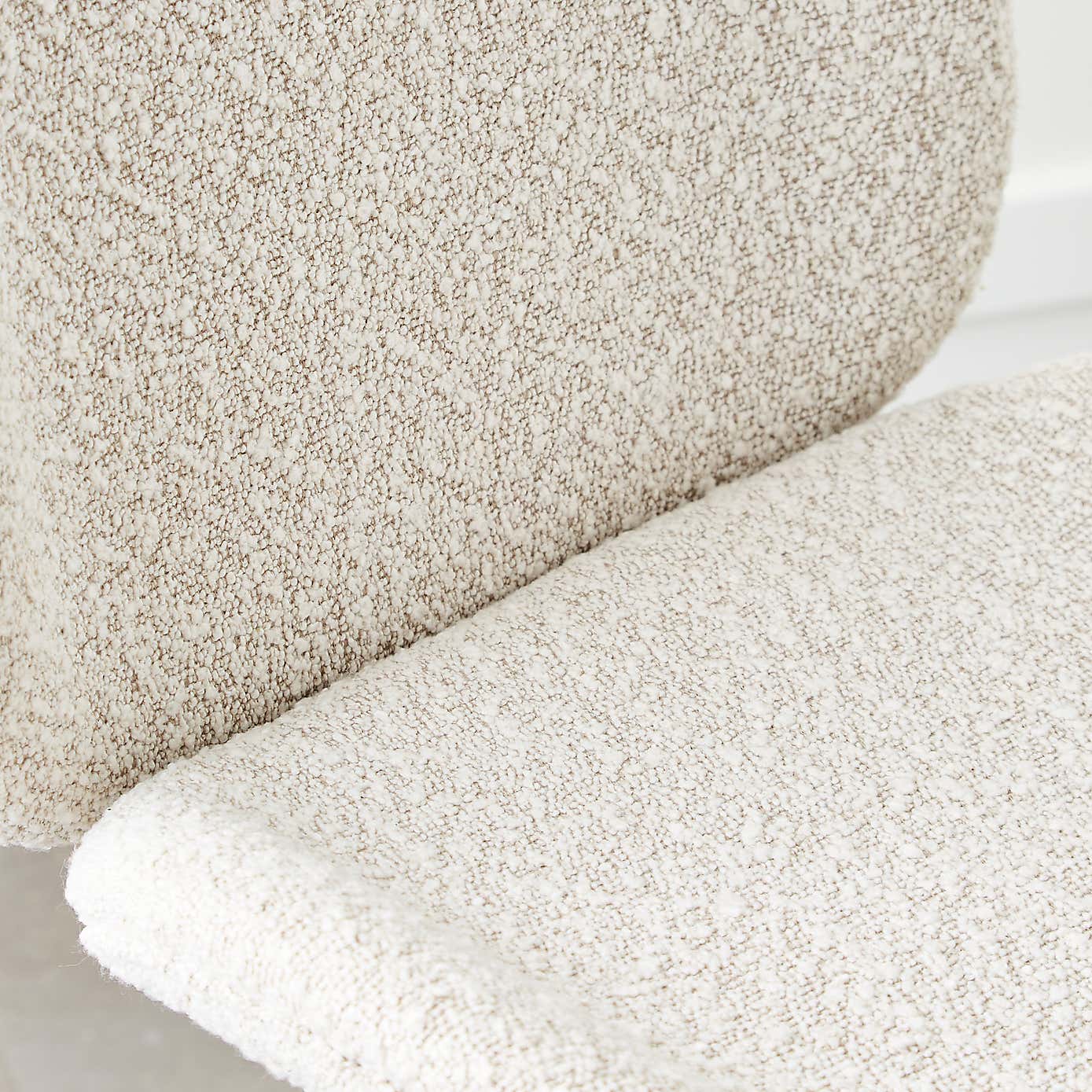 Jayde Adjustable Bar Stool, Boucle