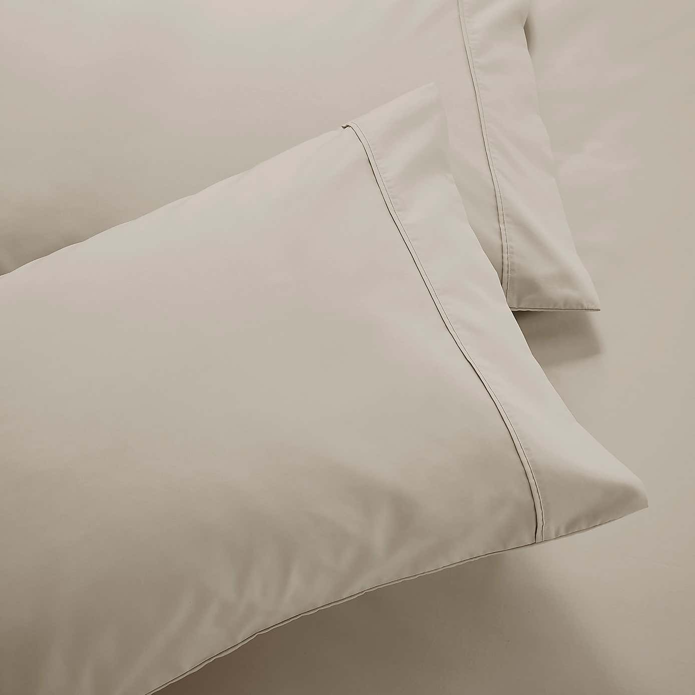 Dorma Egyptian Cotton 400 Thread Count Percale Housewife Pillowcase