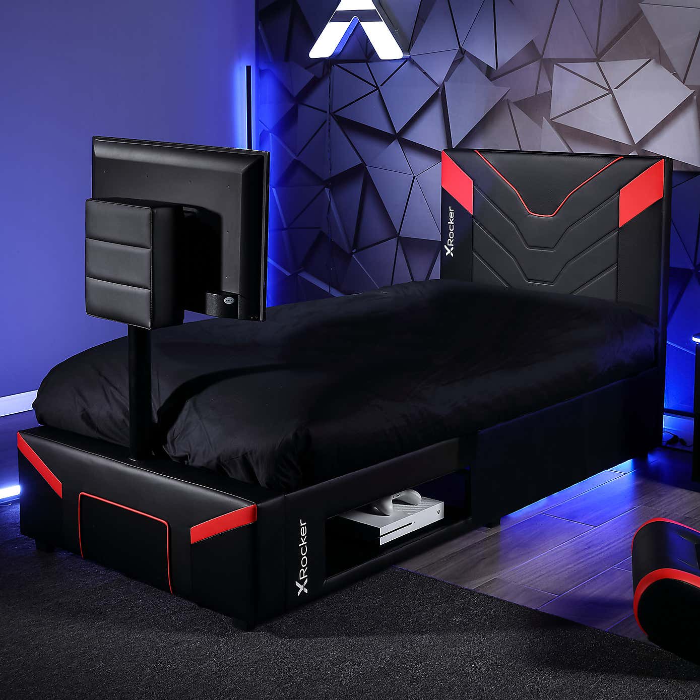 X Rocker Cerberus Twist TV Single Gaming Bed