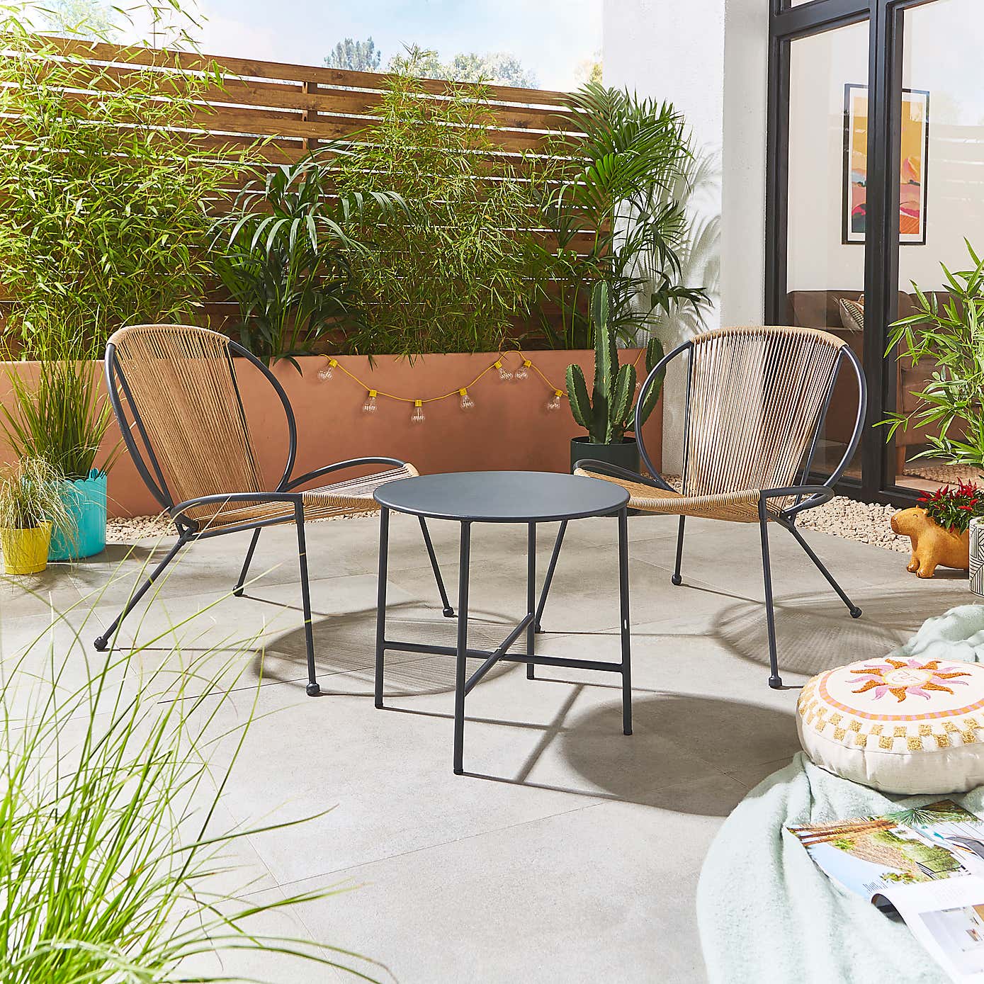 Santorini 2 Seater Bistro Set
