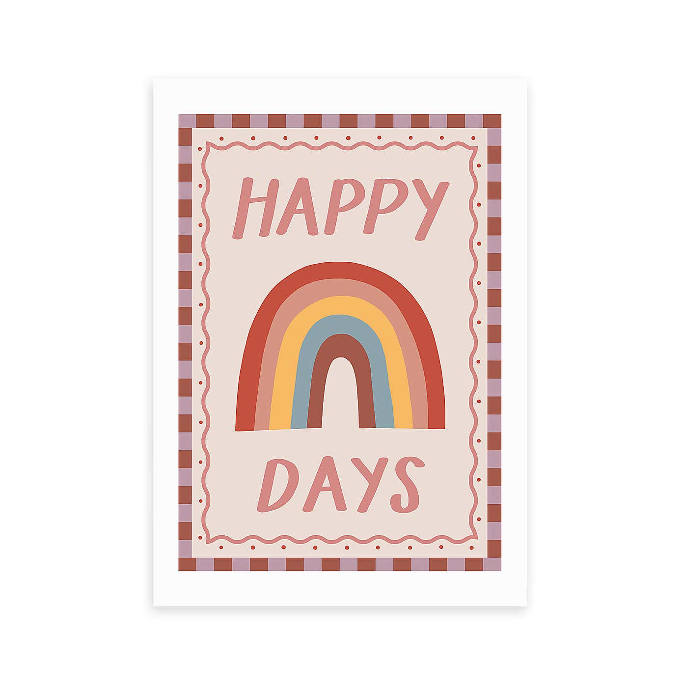 East End Prints Happy Days Print by Kid of the Village