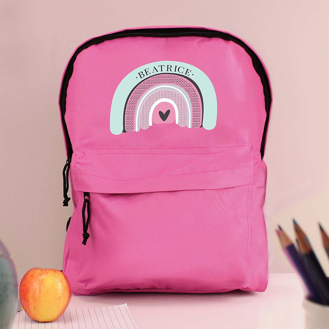 Personalised Rainbow Backpack