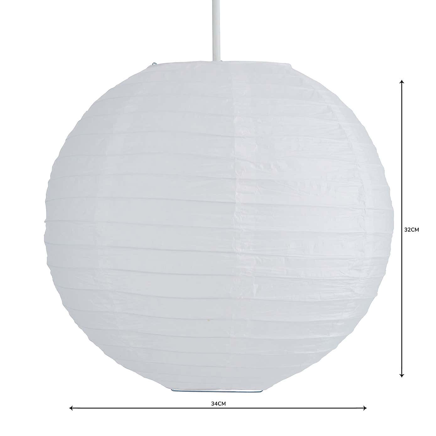 Paper Lantern Easy Fit Pendant Shade