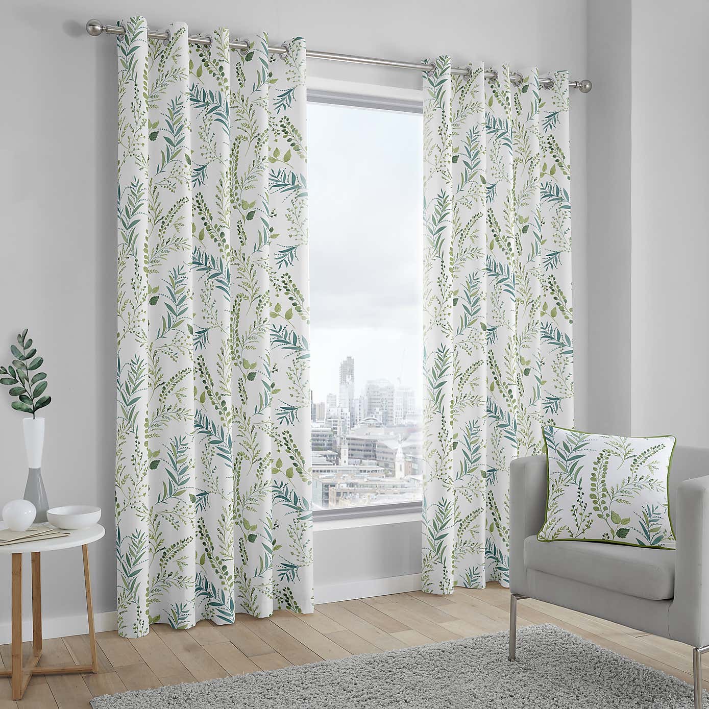 Fusion Fernworthy Eyelet Curtains