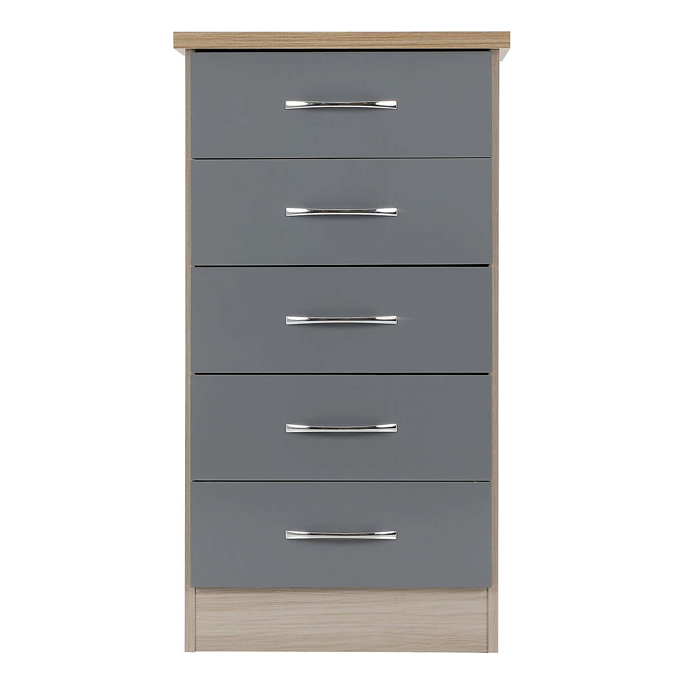 Nevada Slim 5 Drawer Chest