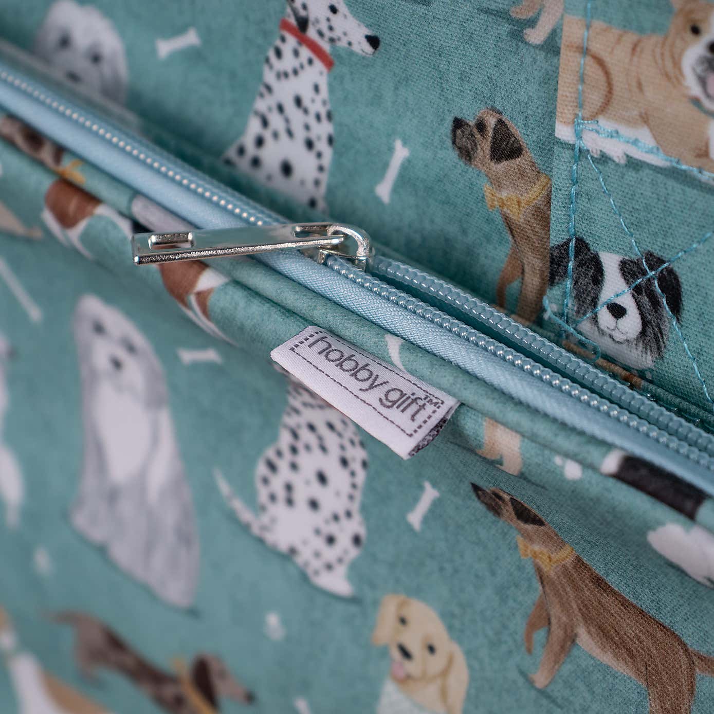 Blue Scotty Dogs Sewing Machine Bag