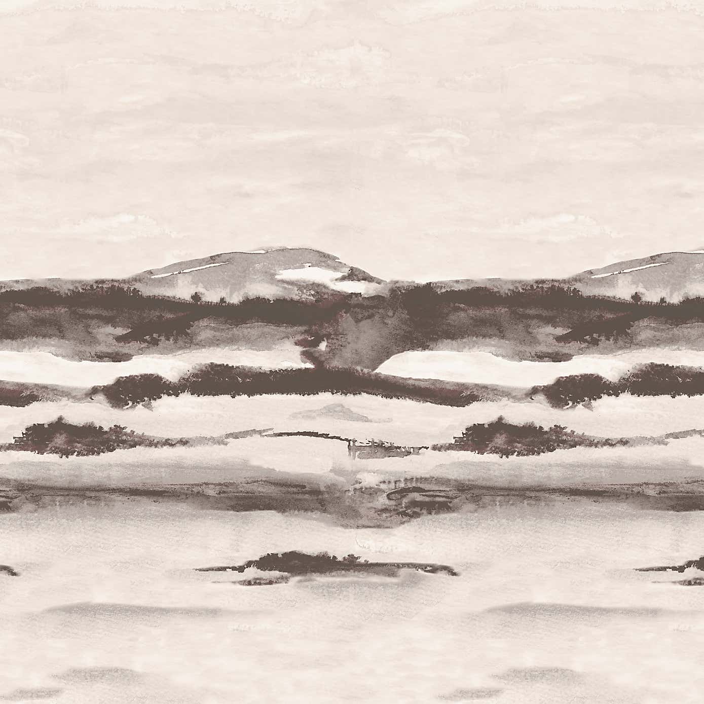 Landscape Blue Mural Wallpaper