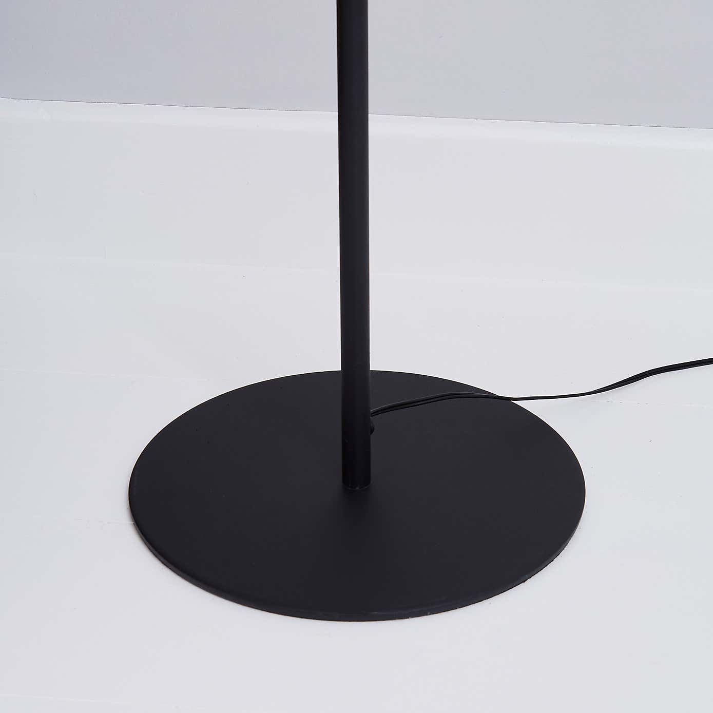 Harme 2 Light Black Touch Dimmable Floor Lamp