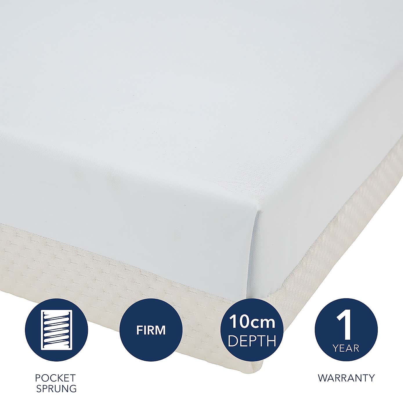CuddleCo Signature Hypoallergenic Bamboo Pocket Sprung Mattress