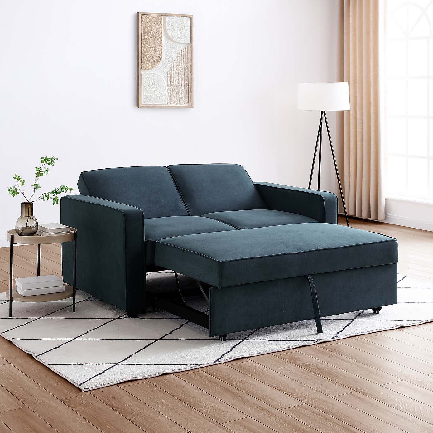 Kayden Fabric Pop Up 2 Seater Double Sofa Bed