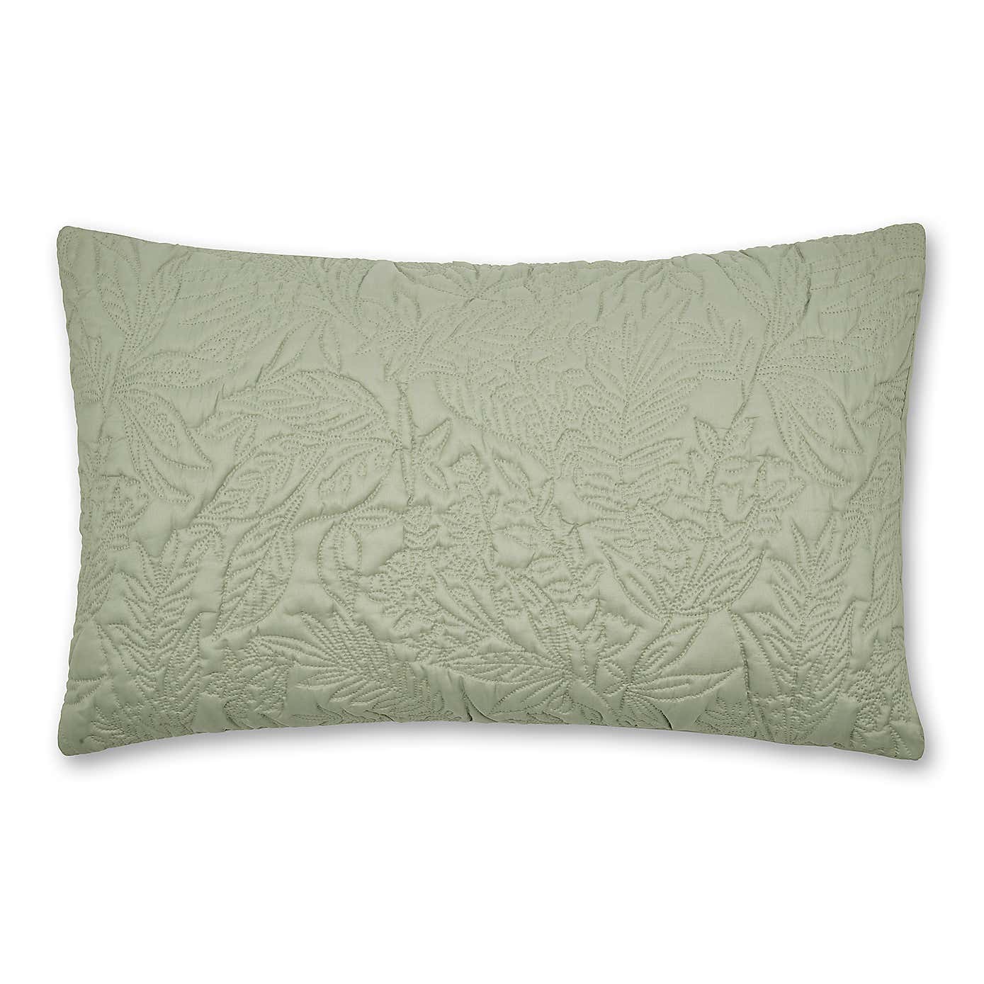 Filey Leaf Sage Oxford Pillowcase