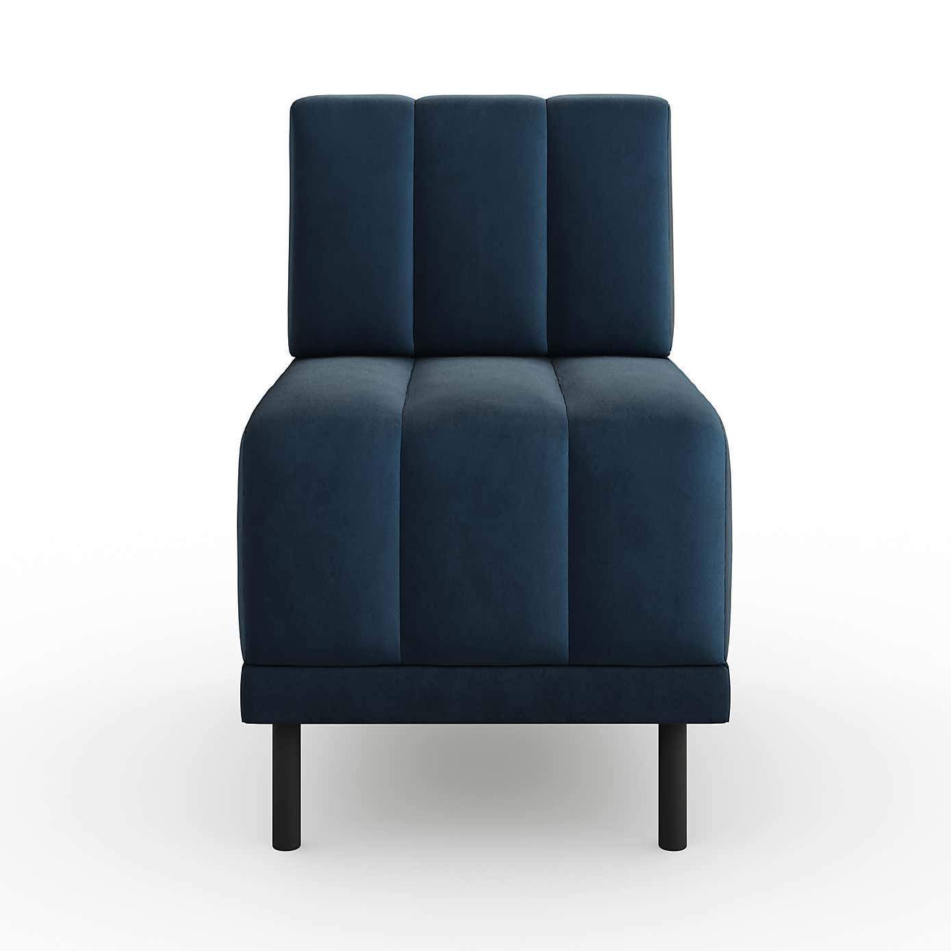 Amali Small Dining Bench, Matte Plush Velvet