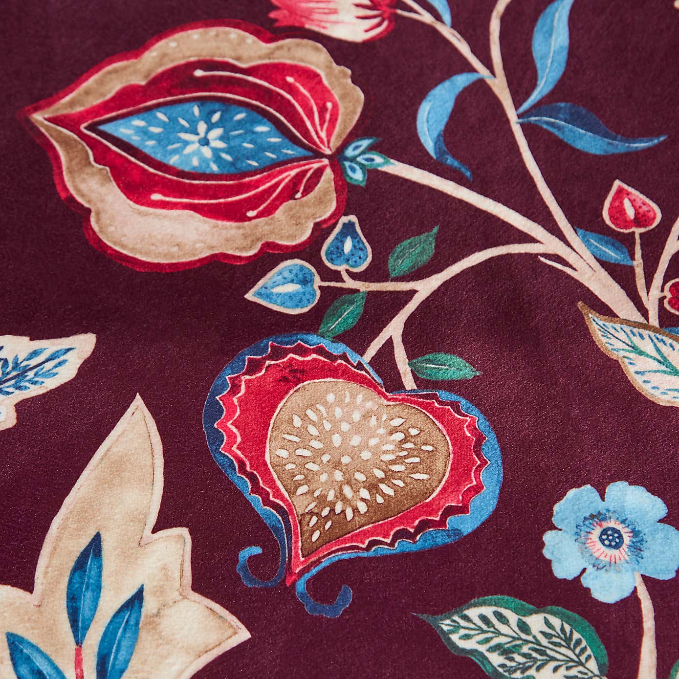 Delilah Purple Floral Fruit Tree Duvet Cover & Pillowcase Set