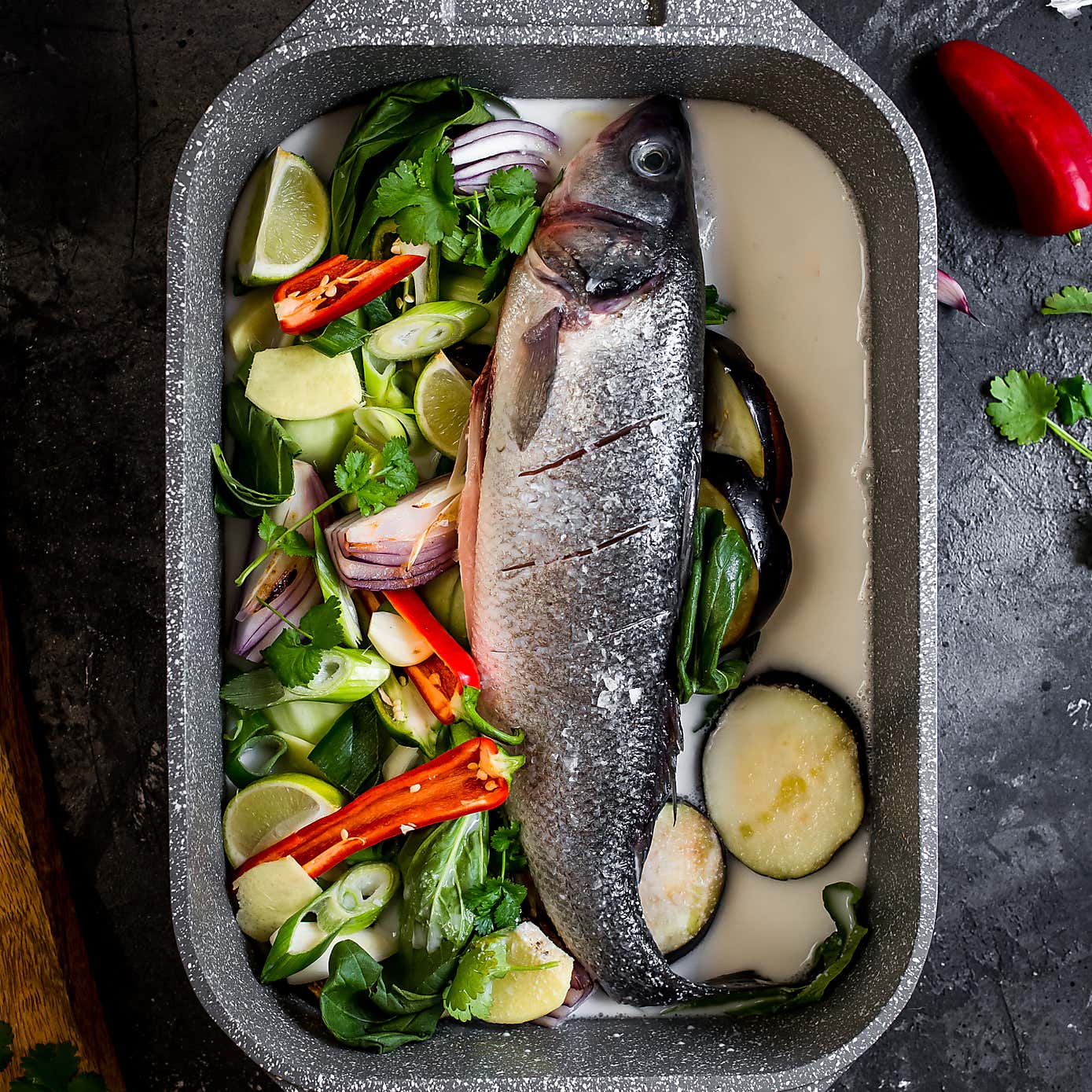 MasterClass Non-Stick Aluminium Roasting Pan, 34cm