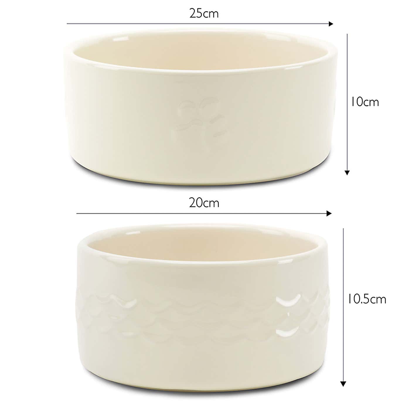 Scruffs Set of 2 Extra Large Icon Dog Bowls