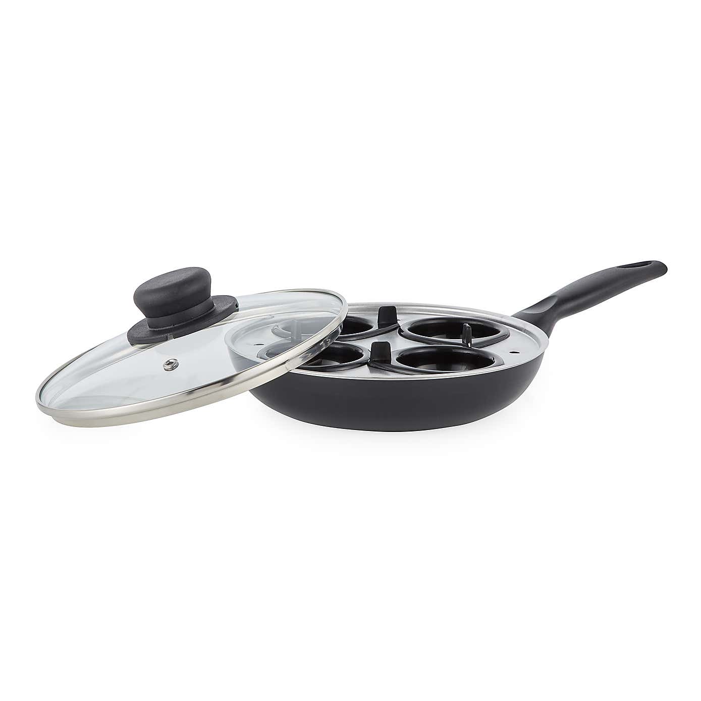 Essentials Non-Stick Aluminium Egg Poacher