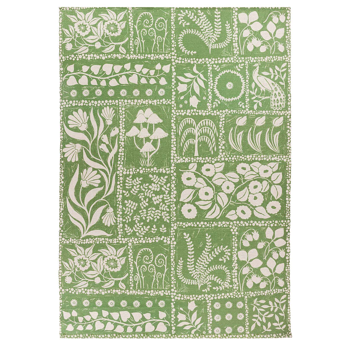 furn. Forage Garden Washable Indoor Outdoor Rug