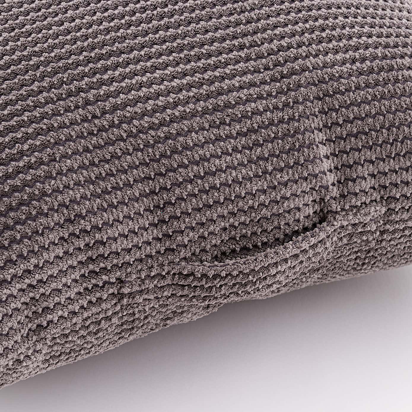 Jenson Charcoal Square Floor Cushion