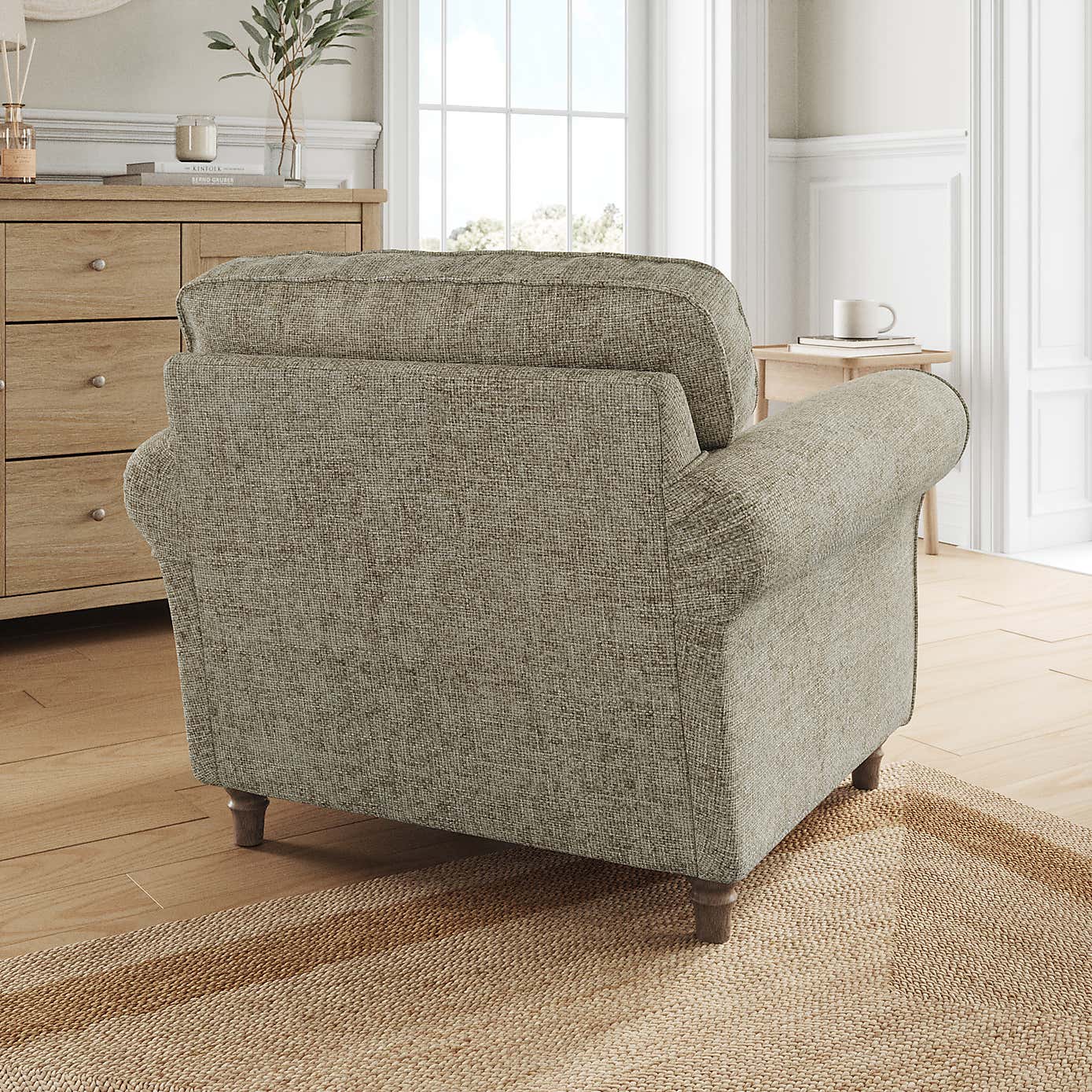 Flori Armchair, Chunky Chenille