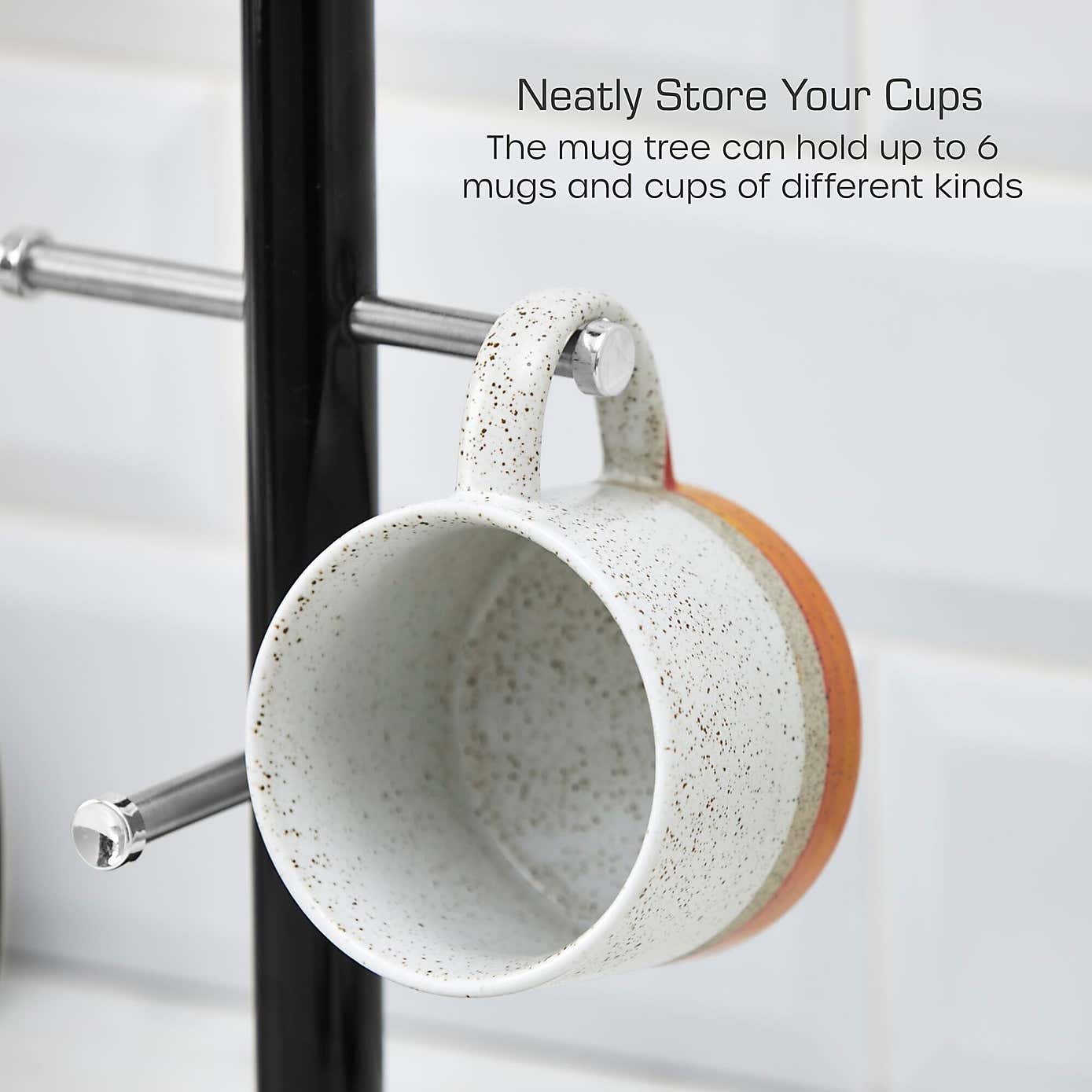 Swan Towel Pole and Mug Tree Set