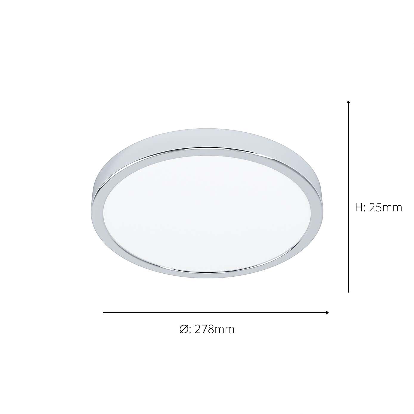 EGLO Fueva Modern Colour Changing LED Flush Ceiling Light
