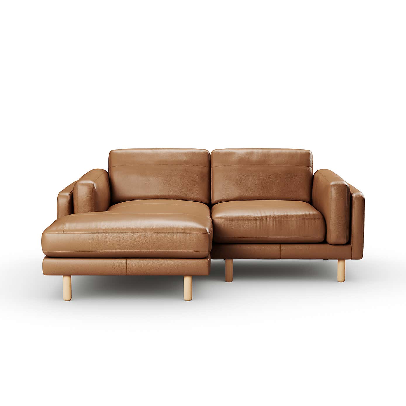 Newton Classic Leather Corner Chaise Sofa