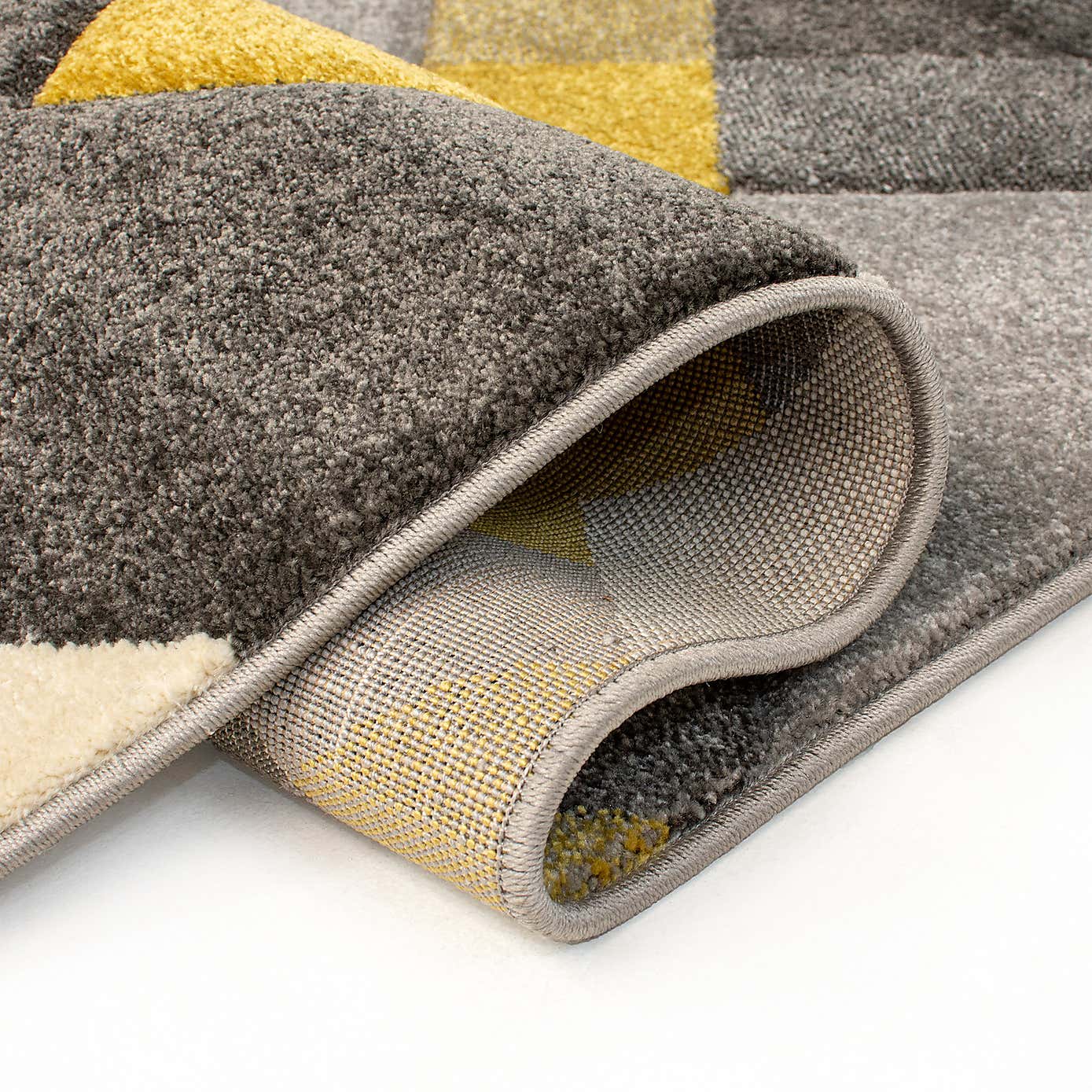 Nimbus Hand Carved Geometric Runner