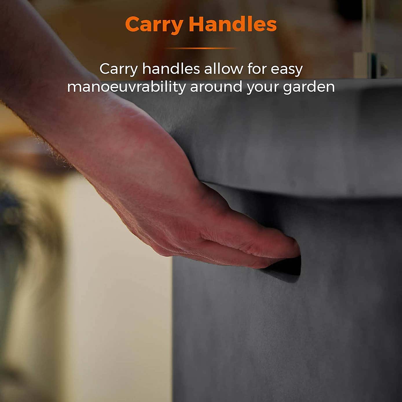 Tower Magna H60cm Rectangular Gas Fire Pit, Grey