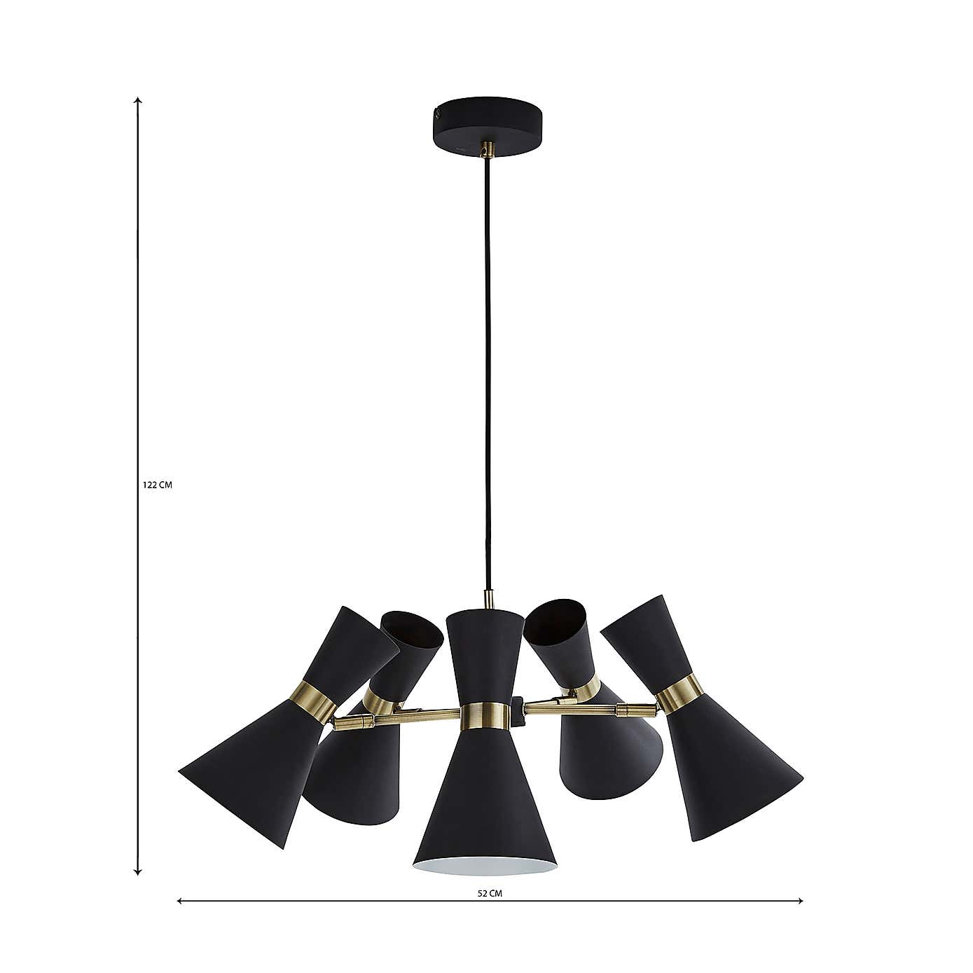 Archie 5 Light Ceiling Fitting